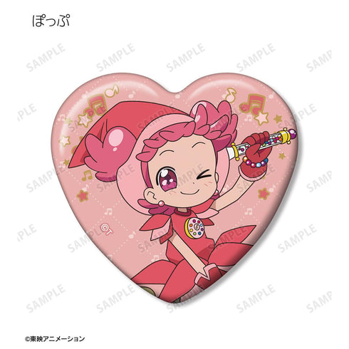 『おジャ魔女どれみ ドッカ~ン!』描き下ろし 魔女界へ行くどれみたちver. トレーディングハート型缶バッジ(単位/BOX)【202509再販】